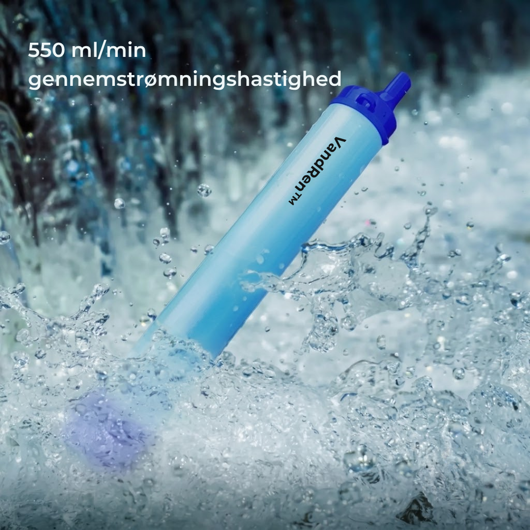 VandRen™ | HYDRA-X1 Nød-vandfilterstrå (400 gallon)
