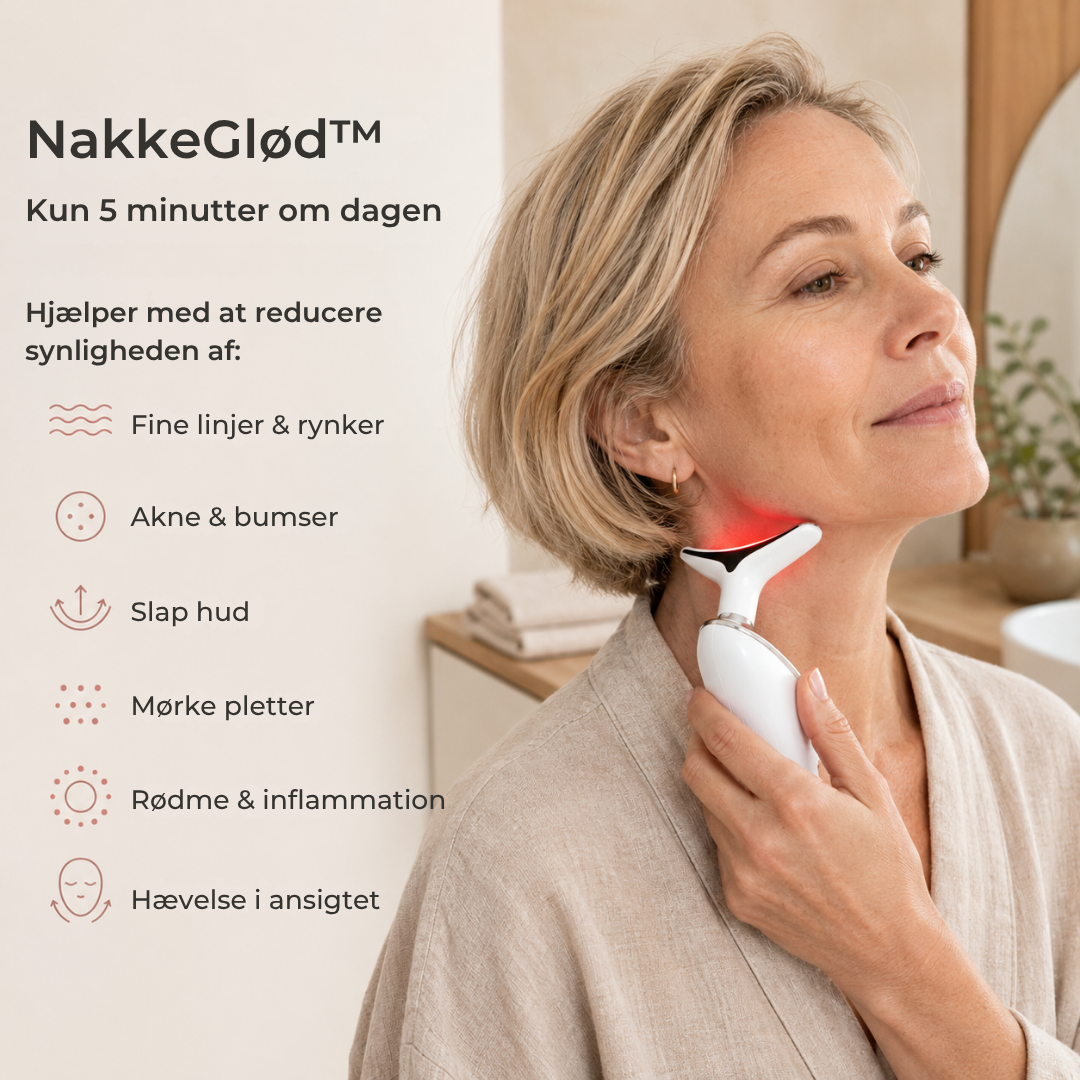 NakkeGlød™ | 7-i-1 LED Ansigtsskulptør