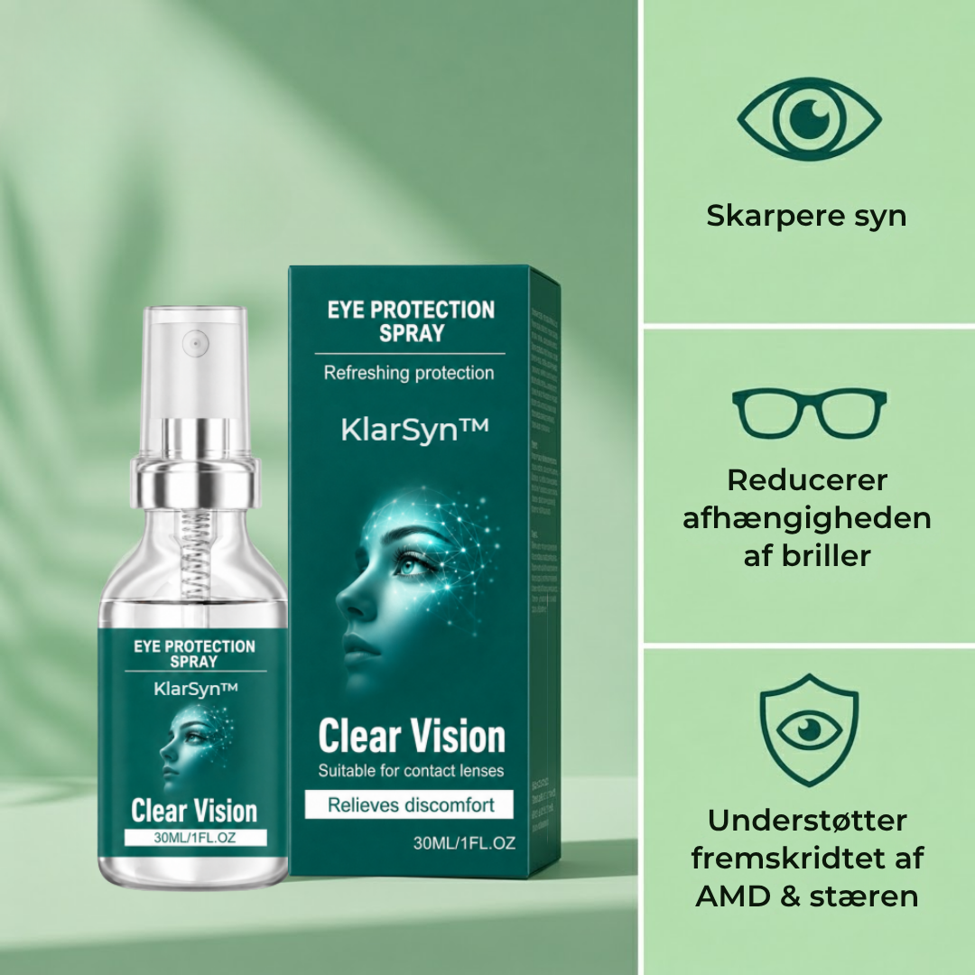 KlarSyn™ - Lutein øjenspray til forbedring af synet