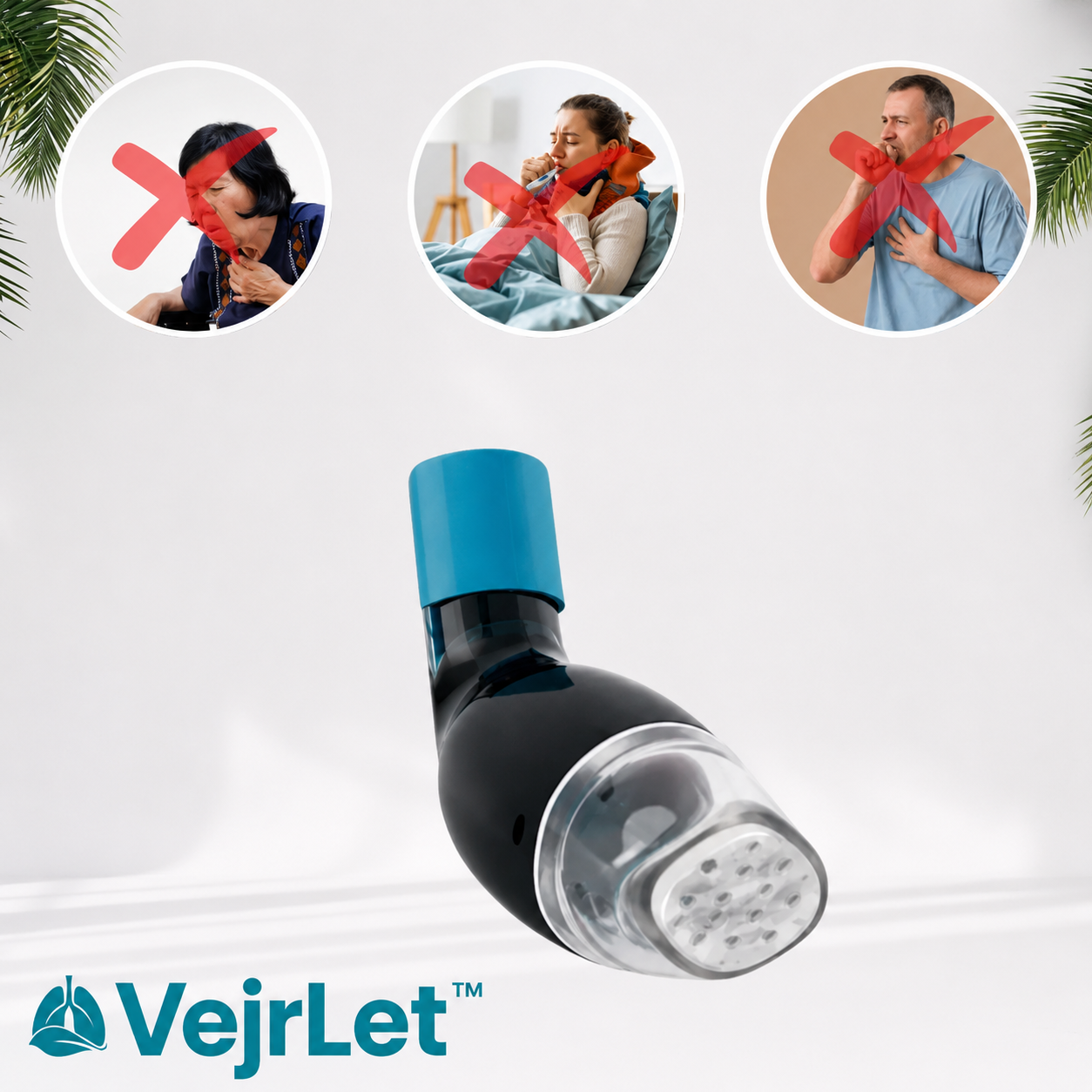 VejrLet™ inhalator | Rens dine lunger og træk vejret frit på 5 dage