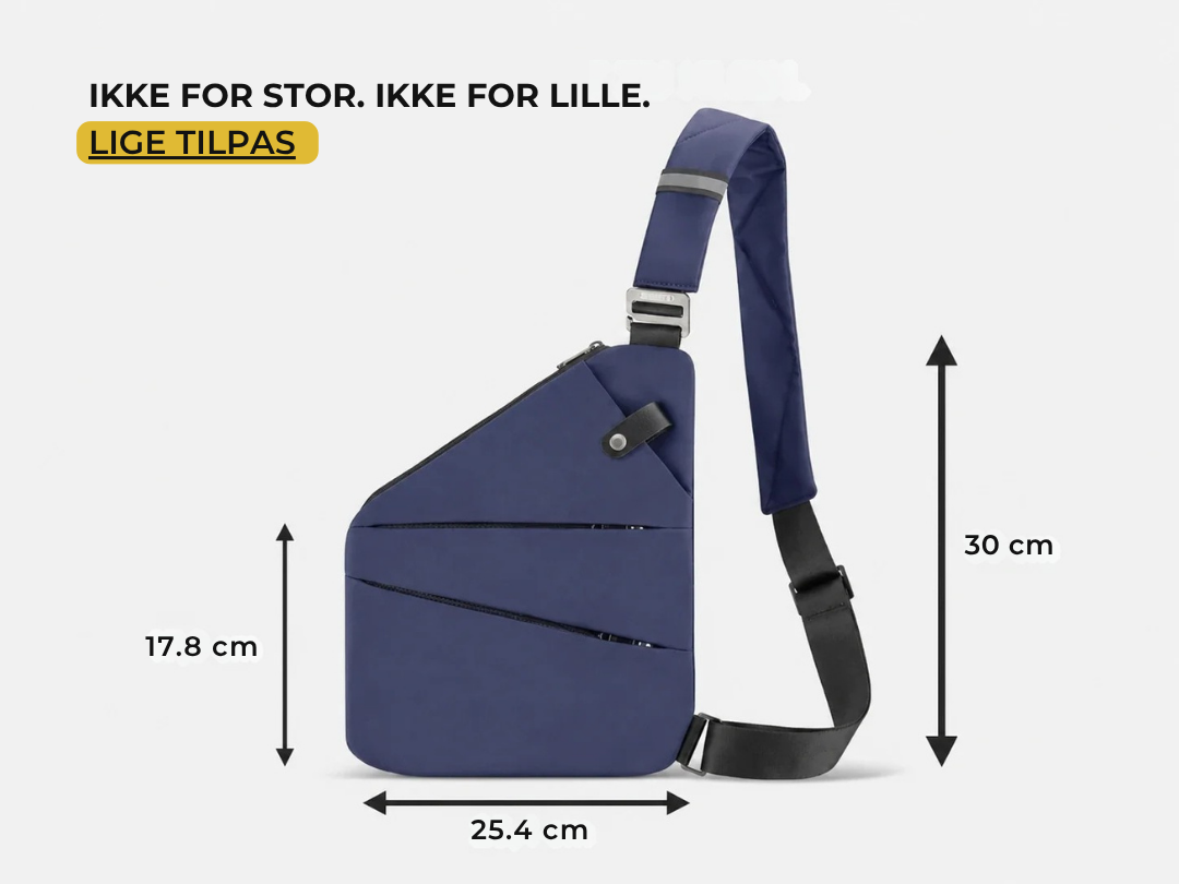 TrygTaske™ Tyverisikret rejsetaske