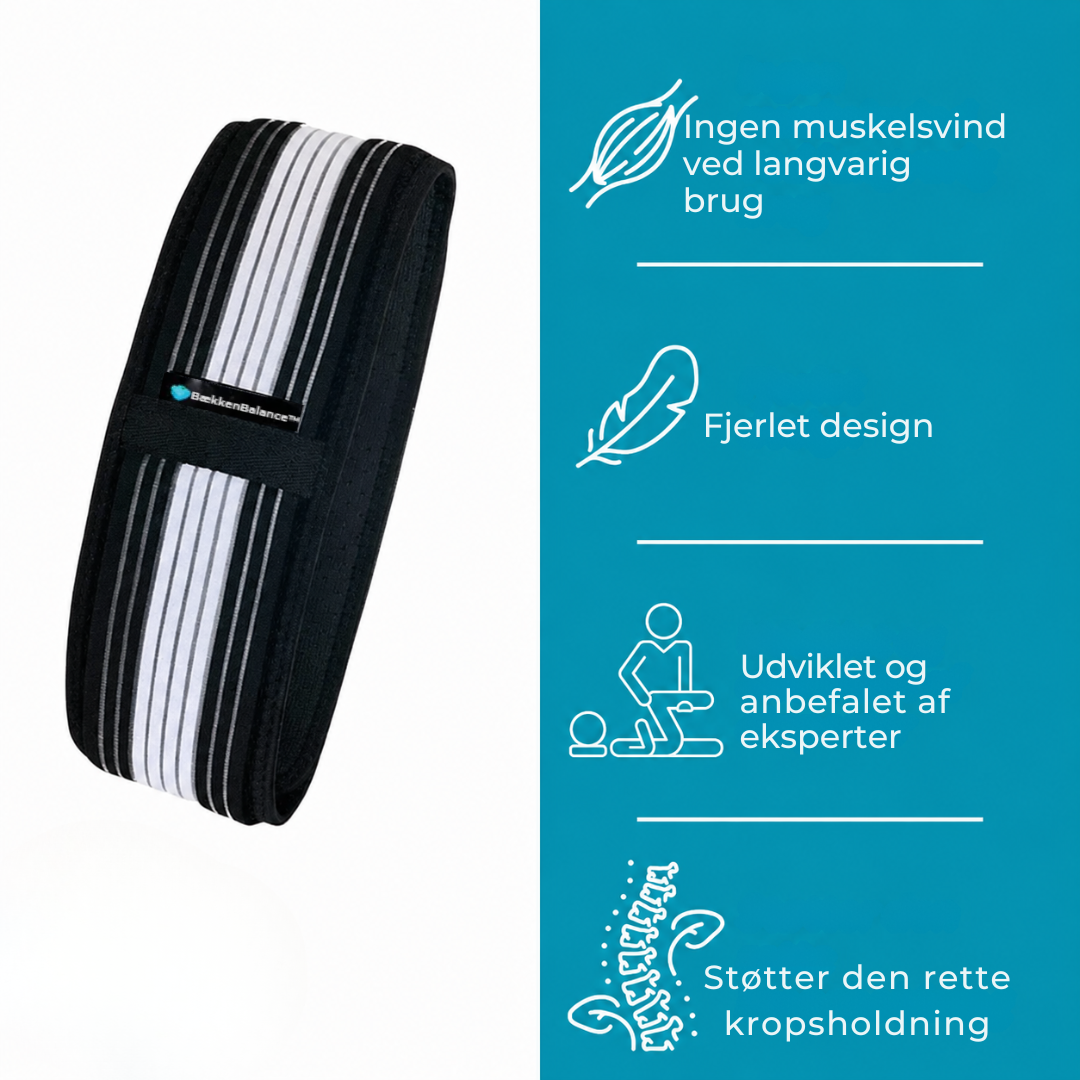 BækkenBalance™ | Slip for lændesmerter i hverdagen med målrettet støtte til hofter og ryg