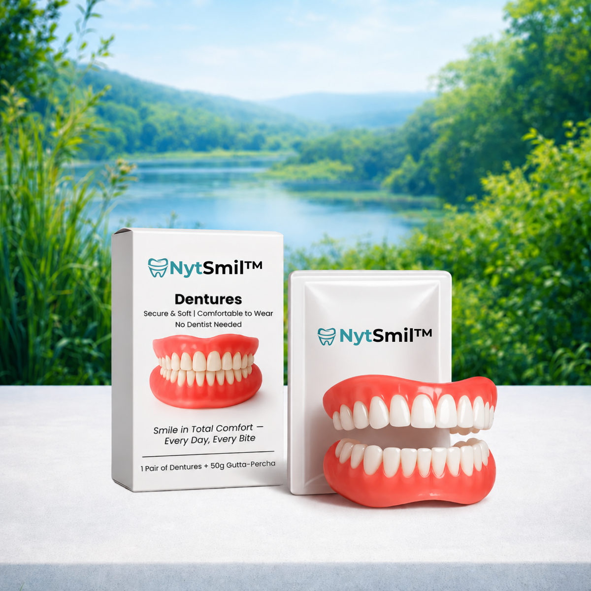 NytSmil™ Tandproteser | Få dit naturlige smil tilbage på 3 minutter