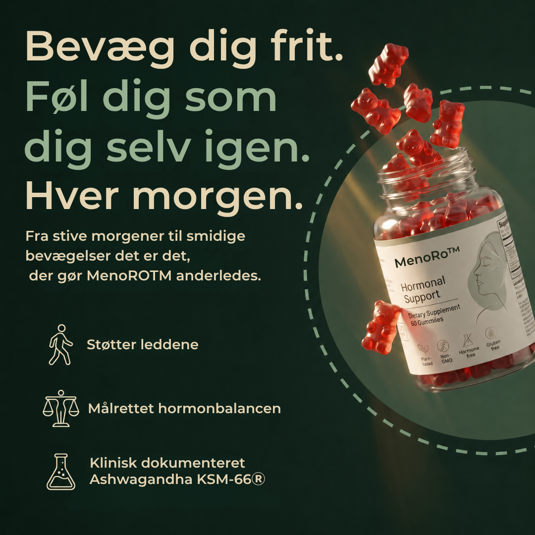 MenoRo™ - De klinisk testede gummies, der hjælper dine led.