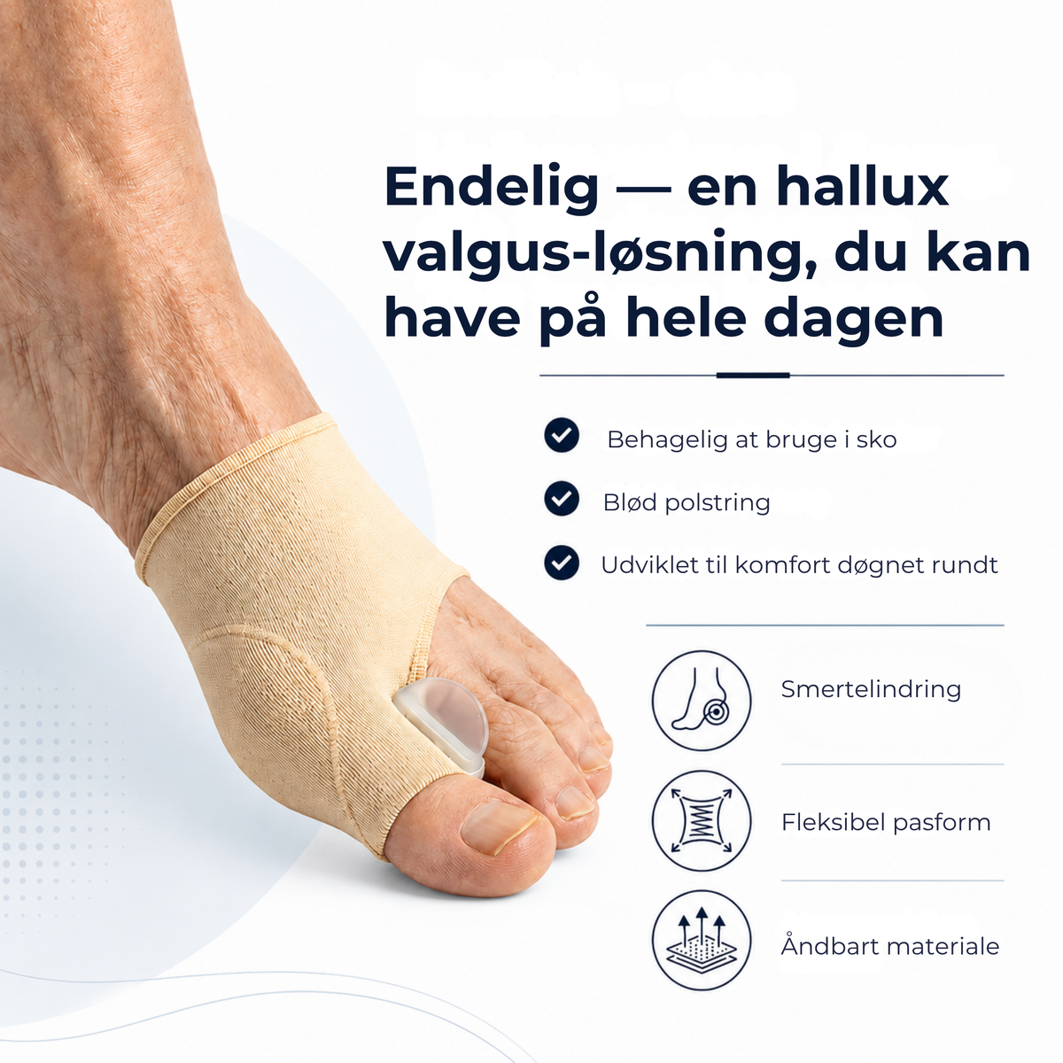 FodBalance™ | Blød støtte til knyster, så dine fødder kan føles friere hele dagen
