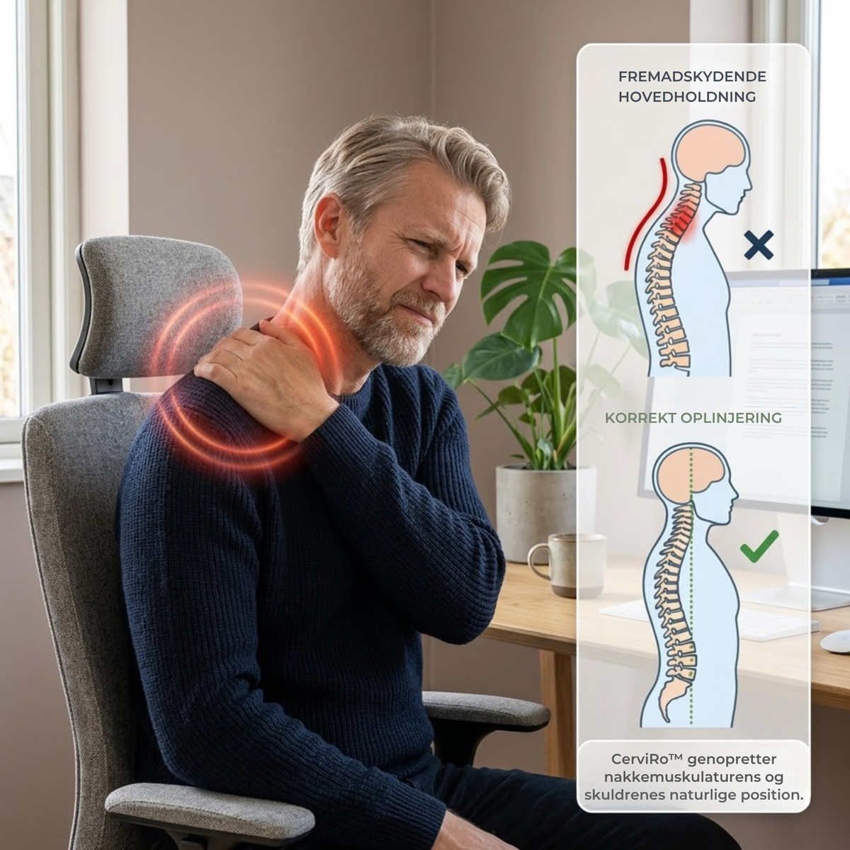 CerviRo™ - Intelligent nakkemassage mod kroniske smerter og nakkeknude!