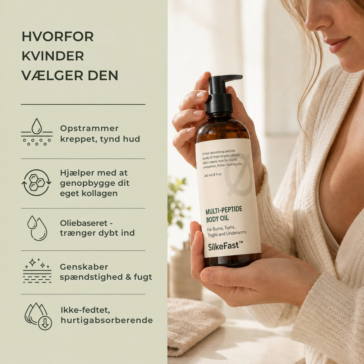 SilkeFast™ - Genopdag glattere, fastere og mere strålende hud