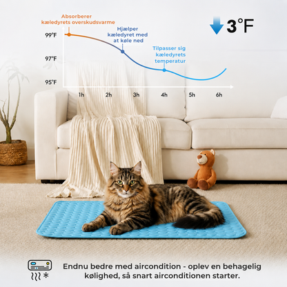 KølePote™ - Beskyt din hund og kat mod hedeslag med KølePote™-kølemåtten 🐶🐱❄️