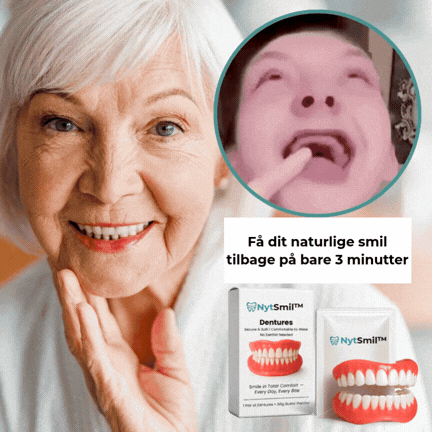 NytSmil™ Tandproteser | Få dit naturlige smil tilbage på 3 minutter