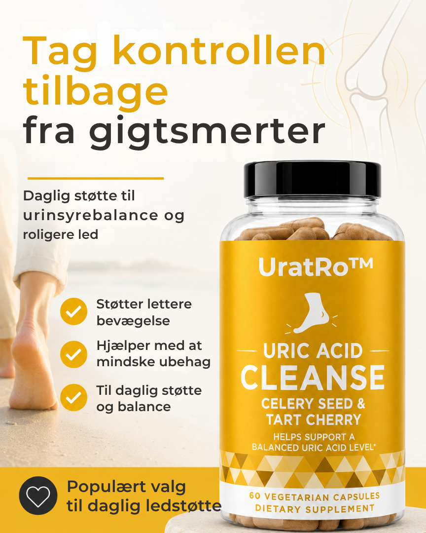 UratRo™ - Opløser urinsyrekrystaller på 48 timer