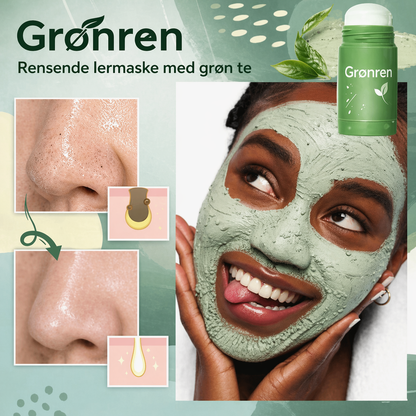 Grønren™ - Fast ansigtsrens med grøn te til dyb porerens