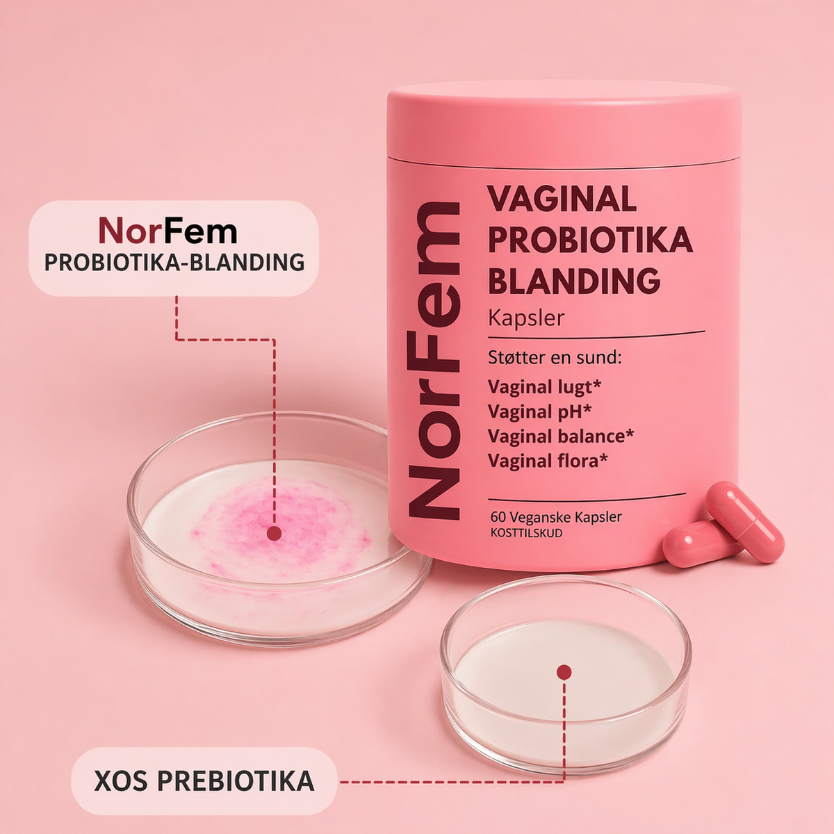 Norfem™ | Vaginal probiotisk blanding