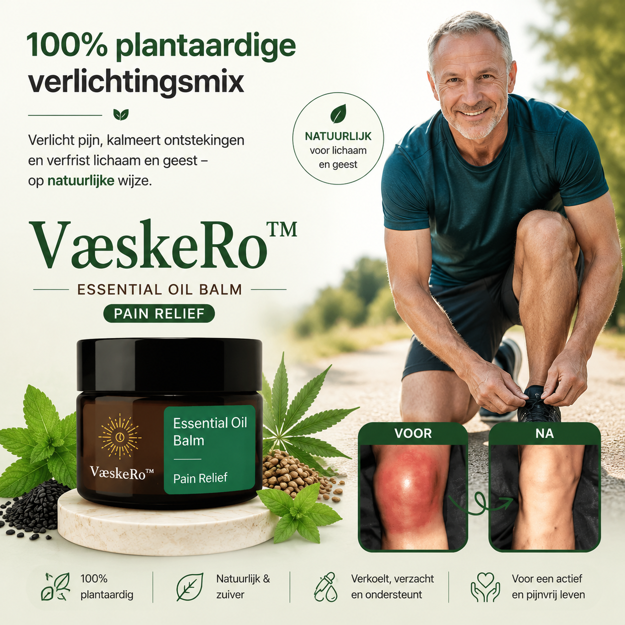 VæskeRo™ – Smertelindrende Plantebaseret Balm