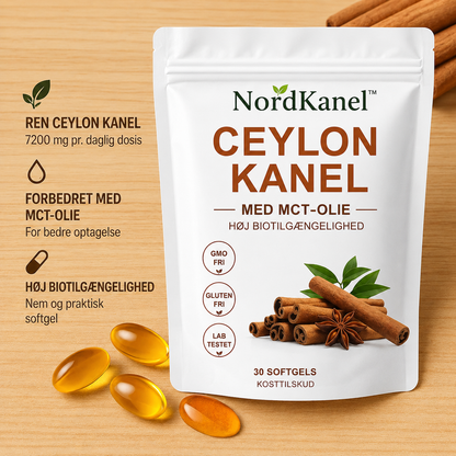 NordKanel™ Ceylon Kanel Softgels – 30 stk