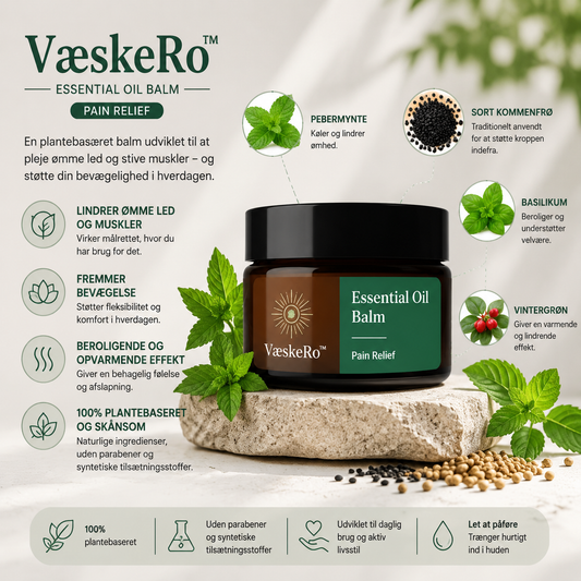 VæskeRo™ – Smertelindrende Plantebaseret Balm