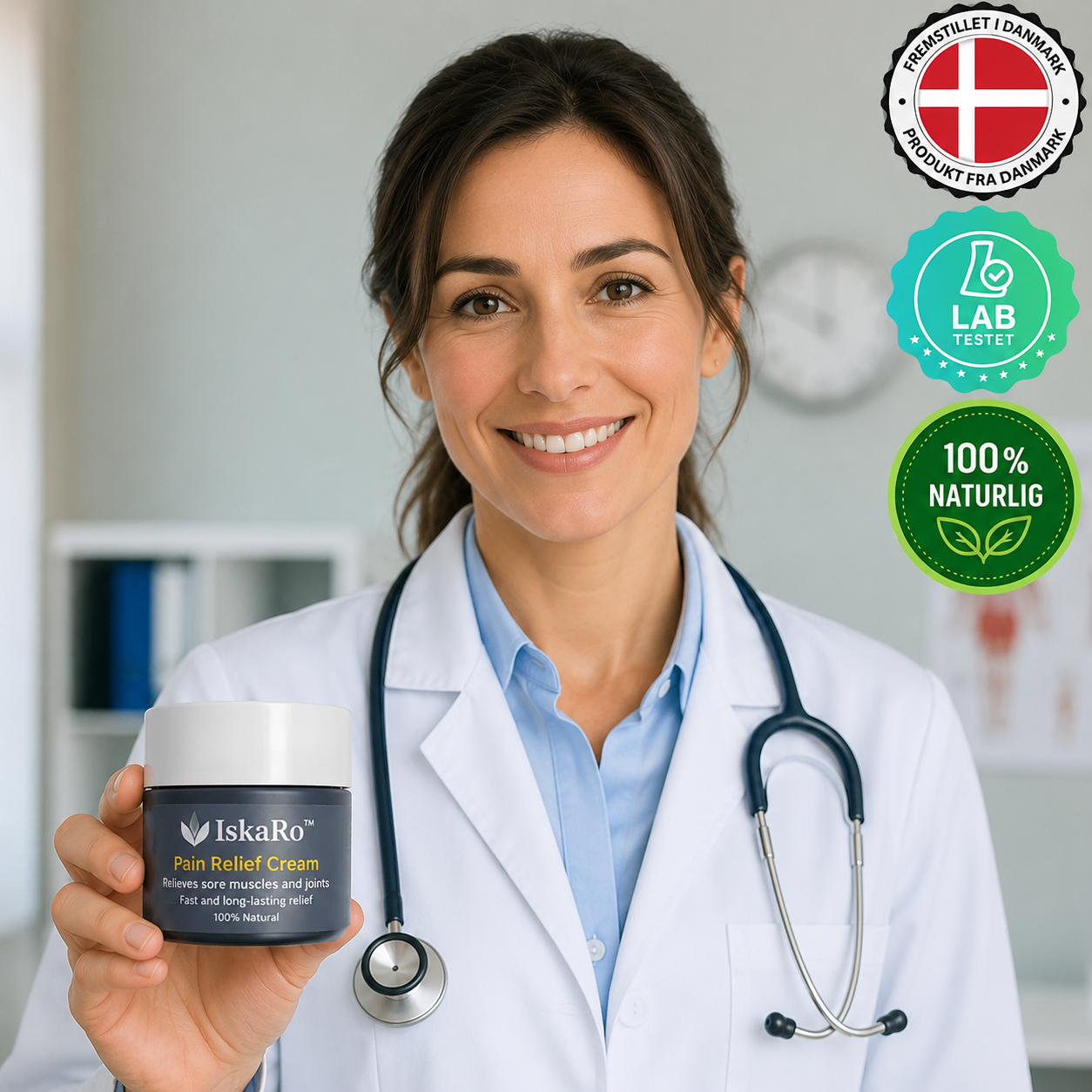 IskaRo™ Komfort Balm Balm Fjerner iskias- og hoftesmerter på bare 5 minutter