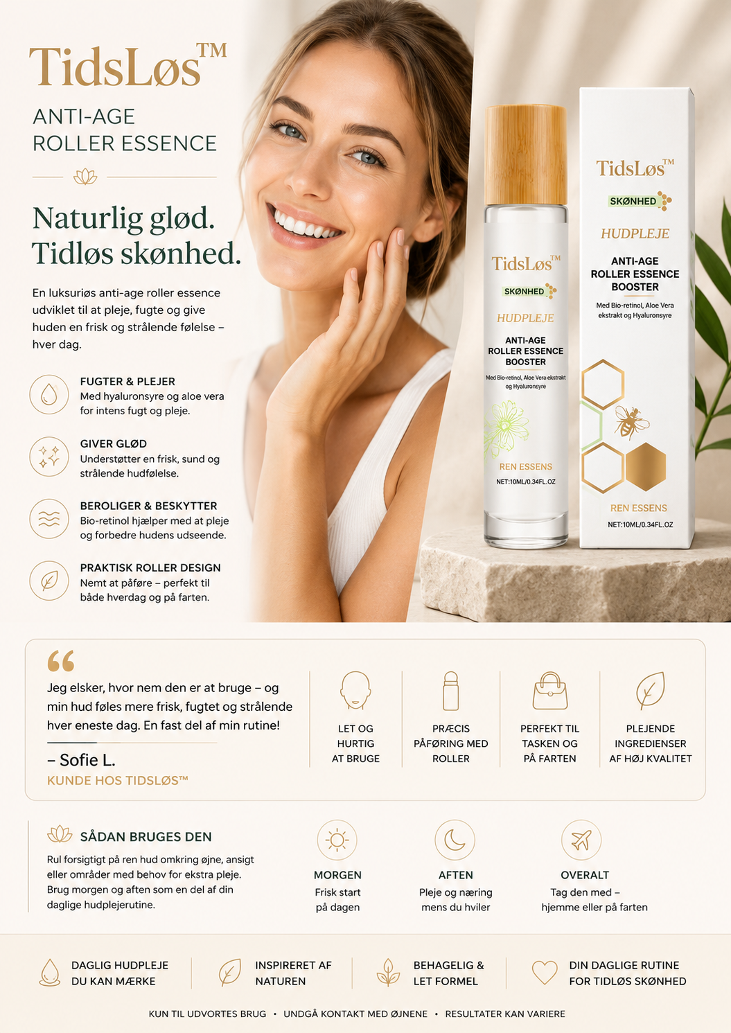 TidsLøs™ -  Naturlig glød. Tidløs skønhed. ✨