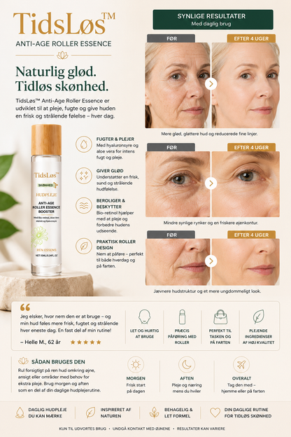 TidsLøs™ -  Naturlig glød. Tidløs skønhed. ✨