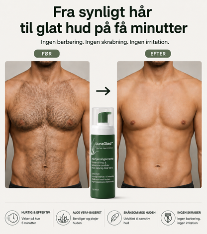 LunaGlød™ Smooth Skin Creme | Hold huden blød, beroliget og fri for skønhedsfejl i flere dage