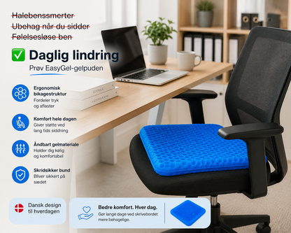 SidRo™ | Ergonomisk Gel Komfortpude