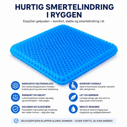 SidRo™ | Ergonomisk Gel Komfortpude