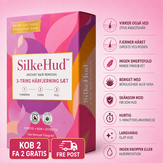 SilkeHud™ Instant Hårfjerning 3-Trins Sæt